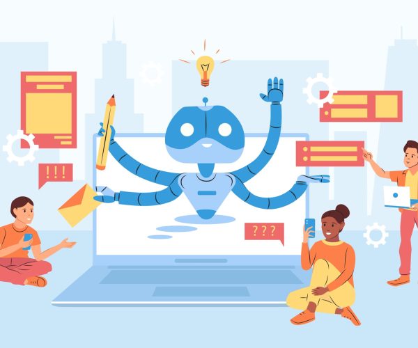 Chatbot customer support flat concept with people chatting with virtual assistant online vector illustration SSUCv3H4sIAAAAAAACA3VRQWrDQAz8itDZNC29+VpCoVAIbW+hB3mtOKKbldmVnYbgv1eOE8ilN2k00szOnrGhIgHrM0qMQ7FMJpqwfqqQWzHNQhHrx6nCYmRD4eJc7wIZdz699Lcj2/OMY41fHPZJo3Yn9MWhcehdSuAYKbEOBafqRt2w9pH/o31XSB2ncJpVXTZzZLqY2Pro52icD1dHo7SsS0lDK3OJowaKPn+eHfvr9DCjXaZ+LyHLyHnuWy7BC3zZkzVqsDA5Qxn6XrPBLpKjmgL3BkexPfQX1xB8wyR1CzhKtoEiUCniaSUDTVESw8jBk4T7hB9g7fFS40fWm0+g1MIHp9ZFJcHb5hV2mg8eUIX2O8eE1TWv5VZZXe243sru09Yf/7xpmv4AcRP7N9oBAAA=